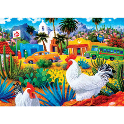 Roadsides of the Southwest - Gallos Blancos 500 Piece Jigsaw Puzzle (ONLINE ORDER ONLY)