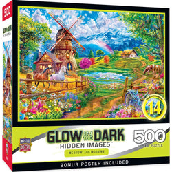Hidden Images - Meadowlark Morning 500 Piece Jigsaw Puzzle