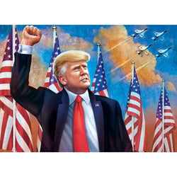 Celebrate America - Donald Trump 1000 Piece Jigsaw Puzzle (ONLINE ORDER ONLY)