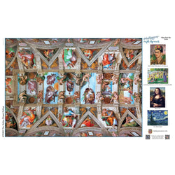 MasterPieces of Art - The Sistine Chapel Ceiling 1000 Piece Jigsaw Puzzle (ONLINE ORDER ONLY)