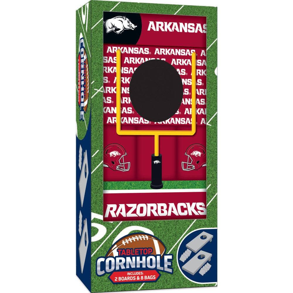 Arkansas Razorbacks - NCAA Tabletop Cornhole (ONLINE ORDER ONLY)