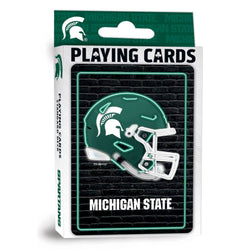 Michigan State Spartans Neon Playing Cards - 54 Card Deck