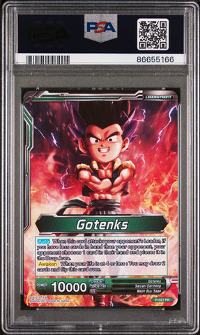 2017 DRAGON BALL SUPER 1 PRDGS STRK SS GOTENKS #P-027 - PSA 10 (Online Order Only)