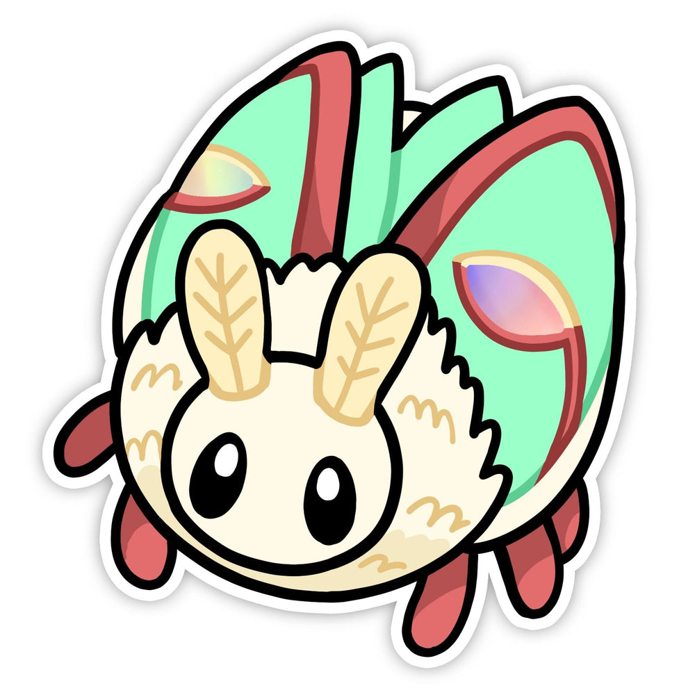 Squishable Holograpic Luna Moth Sticker (ONLINE ORDER ONLY)