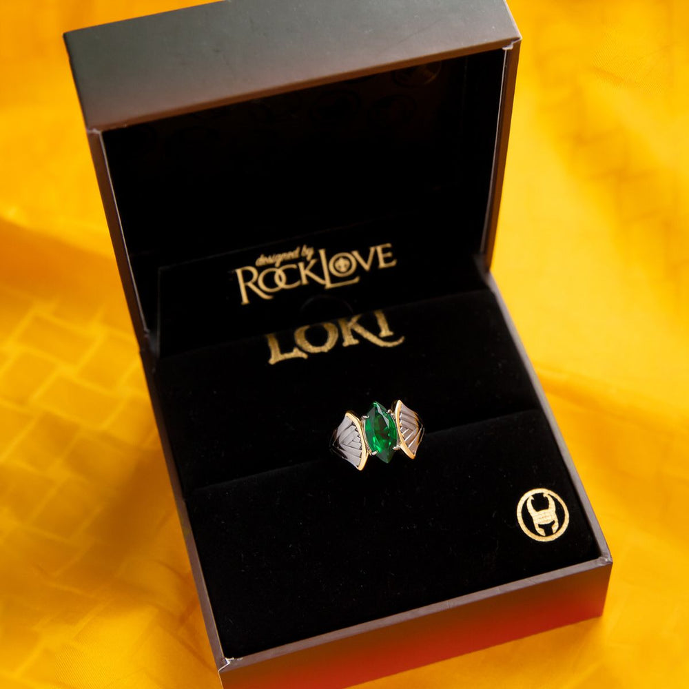 Marvel X RockLove LOKI Chevron Ring (ONLINE ORDER ONLY)