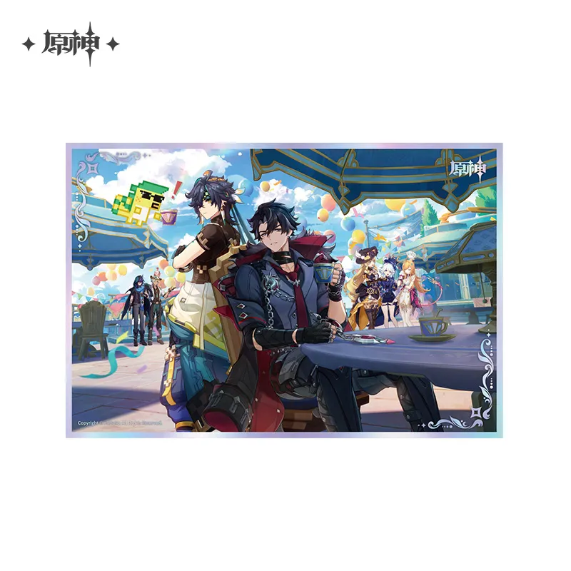 Genshin Impact Theme Series Acrylic Shikishi Cardboard (ONLINE ORDER ONLY)