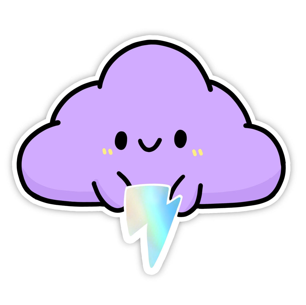 Squishable Holographic Storm Cloud Sticker (ONLINE ORDER ONLY)