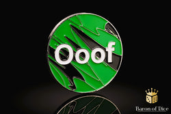 Ooof | Green | Wargaming & Datasheet Box | Baron's Coin��� Compatible (ONLINE ORDER ONLY)