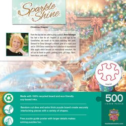 Sparkle & Shine - Christmas Dreams 500 Piece Glitter Jigsaw Puzzle (ONLINE ORDER ONLY)