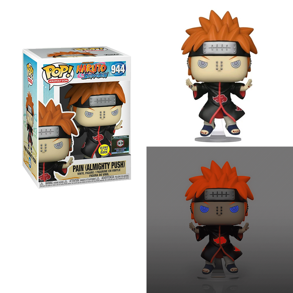 Funko POP! Naruto Shippuden - Pain (Almighty Push) (Glow In The Dark) #944 Chalice Exclusive [READ DESCRIPTION] (ONLINE ORDER ONLY)