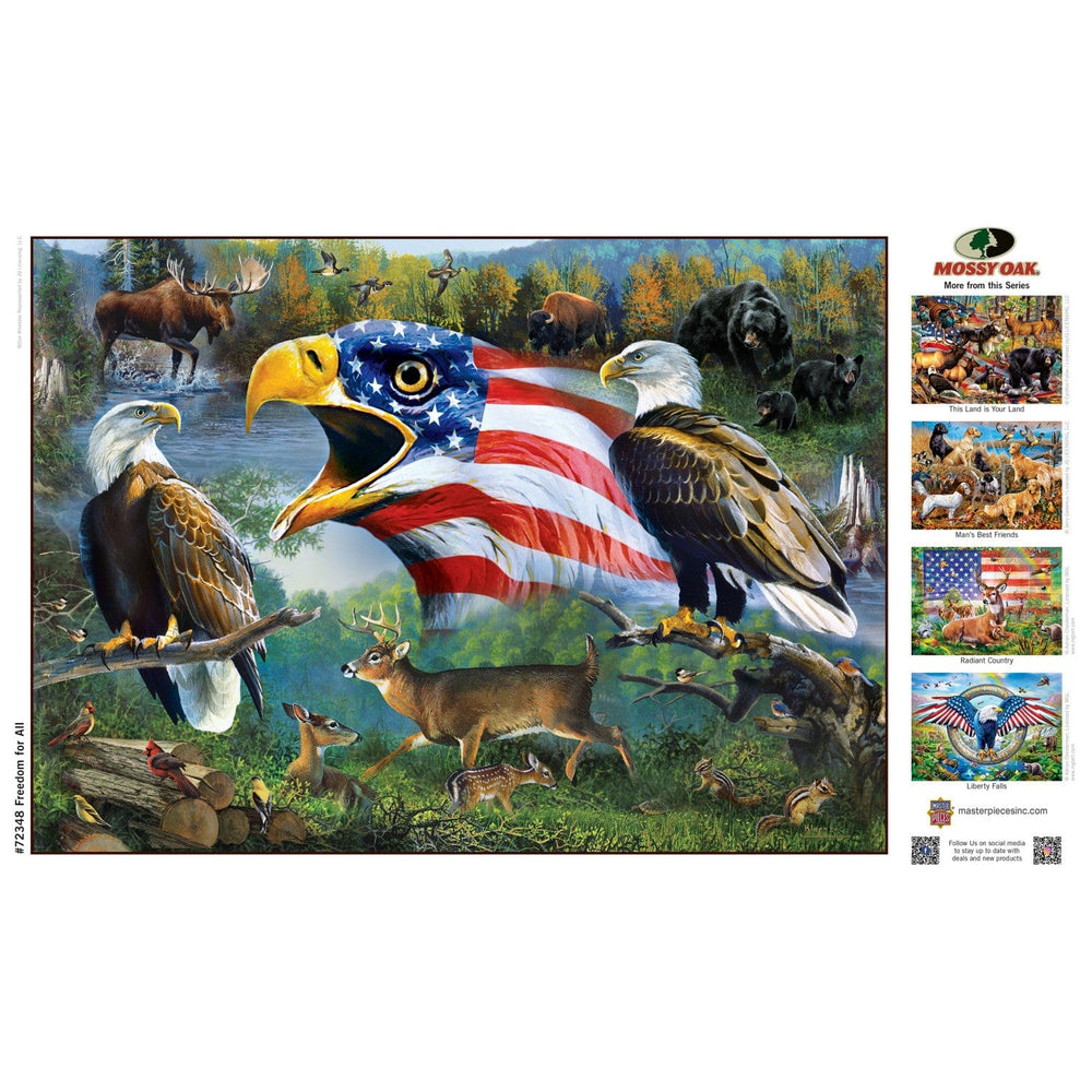 Mossy Oak - Freedom for All 1000 Piece Jigsaw Puzzle (ONLINE ORDER ONLY)