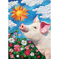 Quilted - Sun-Kissed Snout 1000 Piece Jigsaw Puzzle (ONLINE ORDER ONLY)