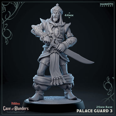 Palace Guard with Scimitar: Sculpt 3 (Male Human Fighter) (Online Only)