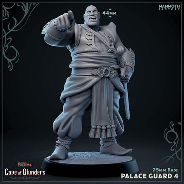 Palace Guard with Scimitar: Sculpt 4 (Male Human Fighter) (Online Only)
