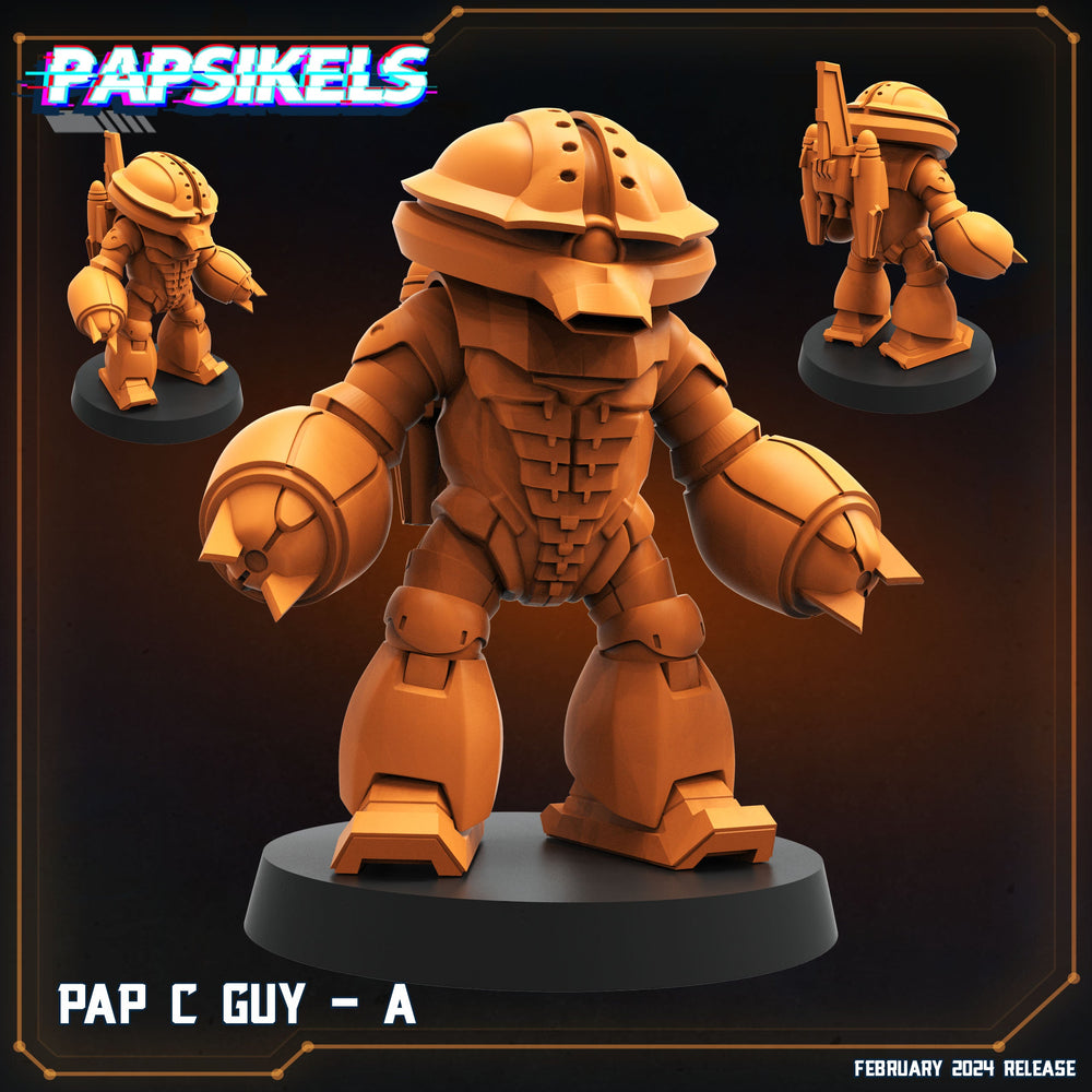 3D Printed Papsikels Pap C Guy - A 28mm 32mm (Online Only)