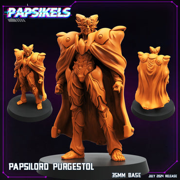 3D Printed Papsikels Papsilord Purgestol Set July 2024 Cyberpunk 28mm 32mm (Online Only)