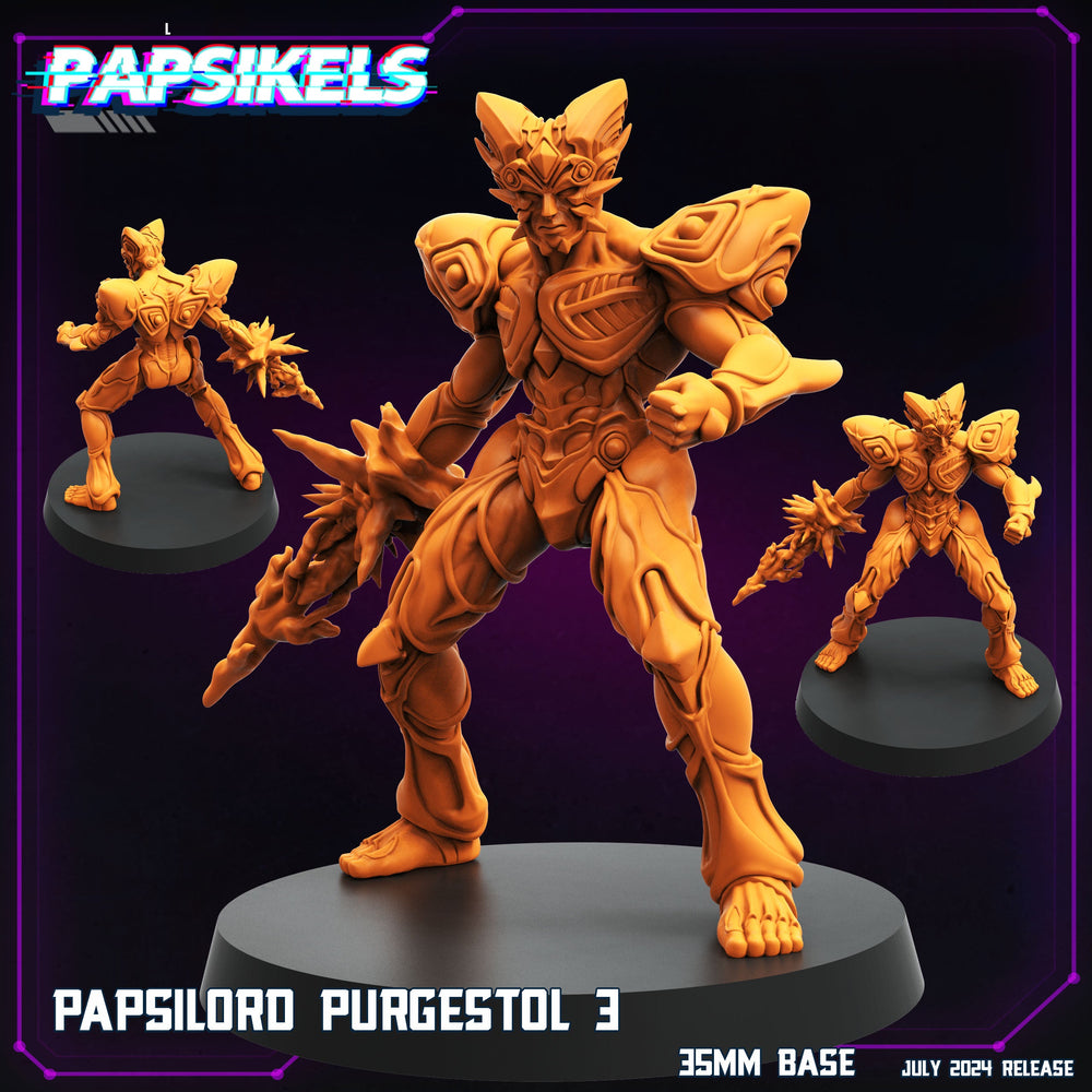 3D Printed Papsikels Papsilord Purgestol Set July 2024 Cyberpunk 28mm 32mm (Online Only)