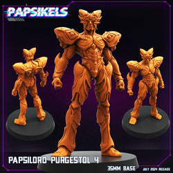3D Printed Papsikels Papsilord Purgestol Set July 2024 Cyberpunk 28mm 32mm (Online Only)