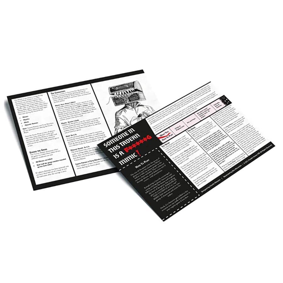 Someone in the Taern is a F*****G Mimic! - Roleplaying Game (Online Order Only)