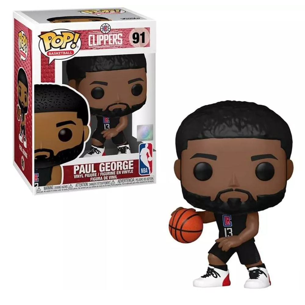 Funko POP! NBA: Clippers - Paul George (Alternative Jersey) Vinyl Figure #91 (ONLINE ORDER ONLY)