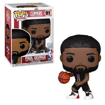 Funko POP! NBA: Clippers - Paul George (Alternative Jersey) Vinyl Figure #91 (ONLINE ORDER ONLY)
