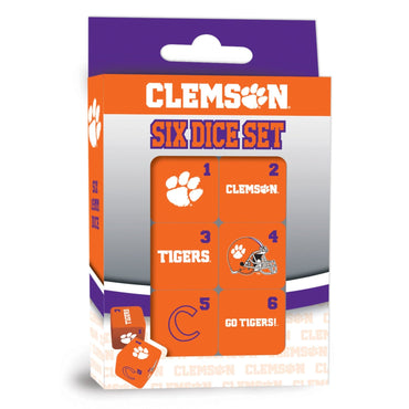Clemson Tigers Dice Set - 19mm (ONLINE ORDER ONLY)