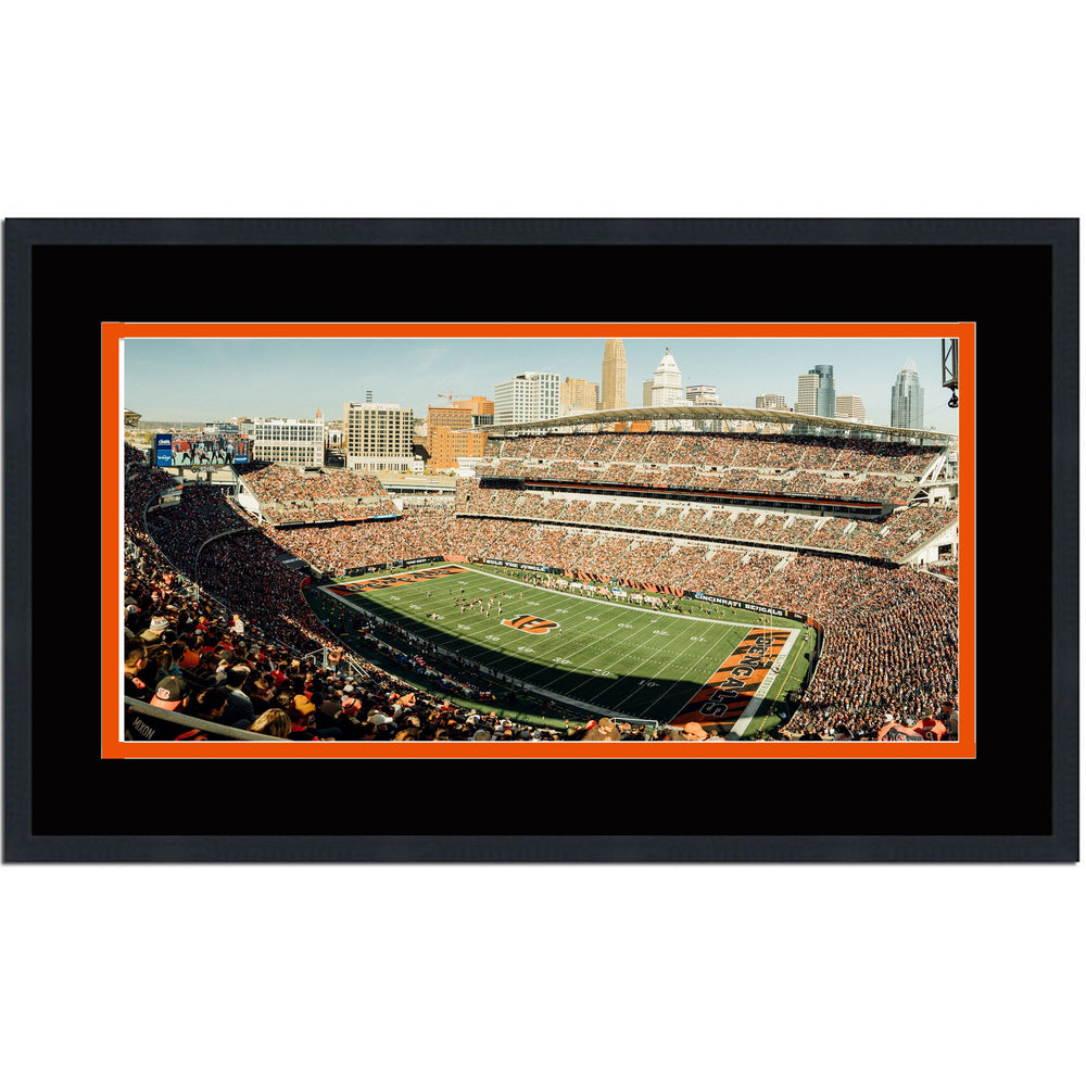 Framed Paycor Stadium Cincinnati Bengals 16x24 Football Photo Professionally Matted (ONLINE ORDER ONLY)
