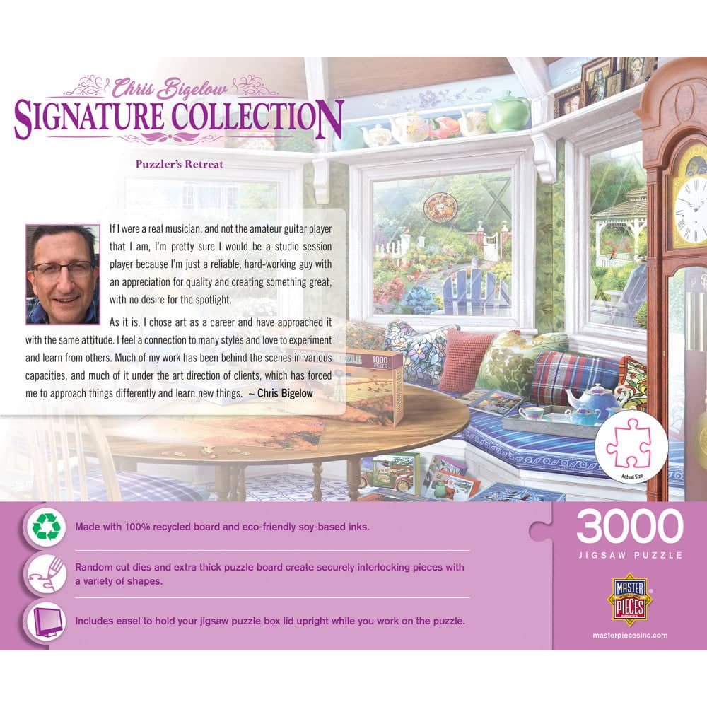 Signature Collection - Puzzler's Retreat 3000 Piece Jigsaw Puzzle
