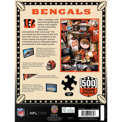 Cincinnati Bengals - Locker Room 500 Piece Jigsaw Puzzle (ONLINE ORDER ONLY)