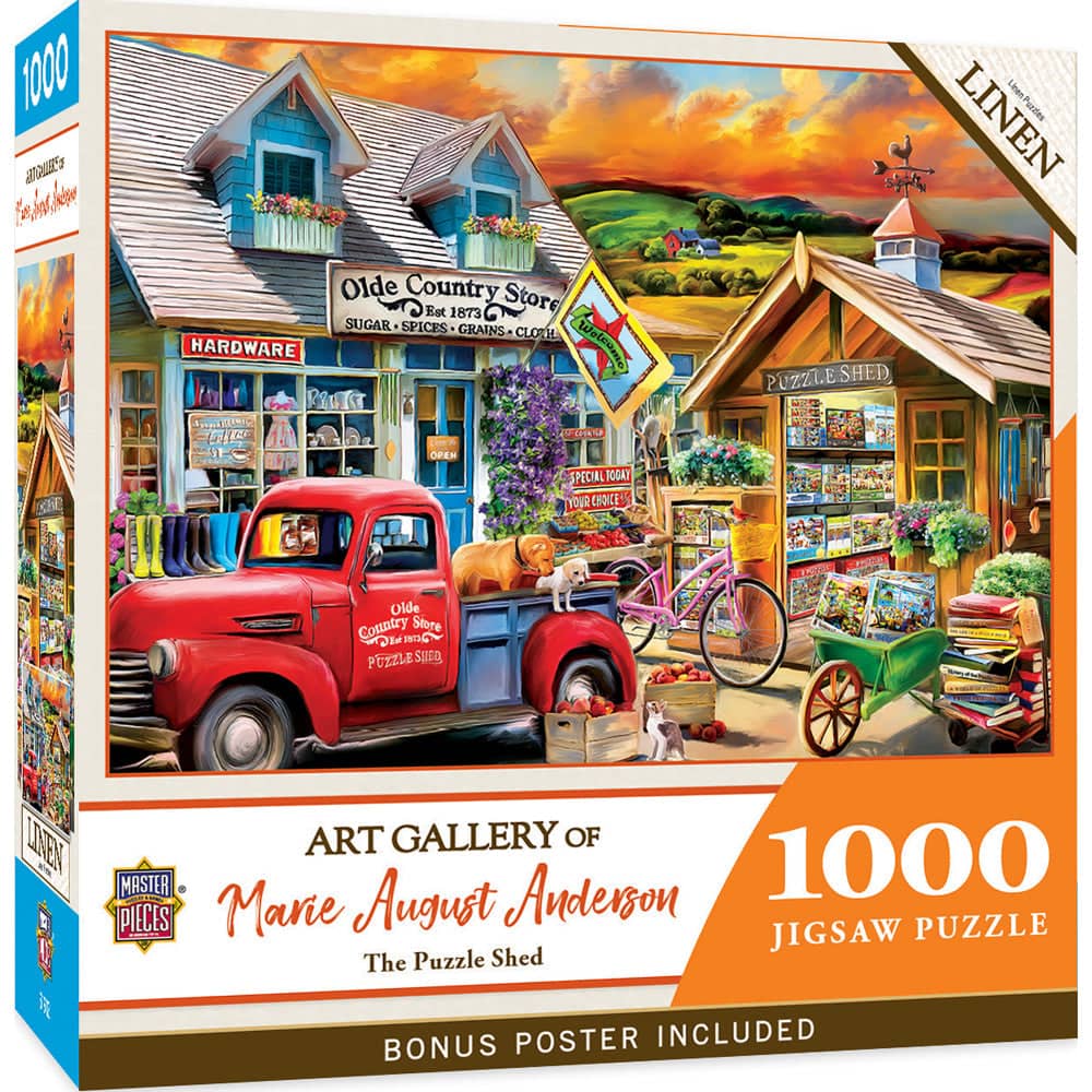 Art Gallery - The Puzzle Shed 1000 Piece Jigsaw Puzzle (ONLINE ORDER ONLY)