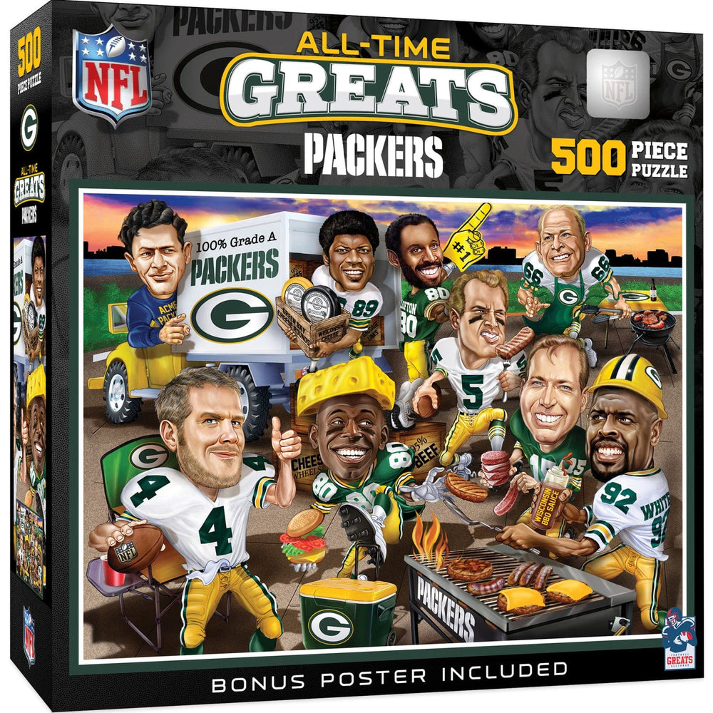 Green Bay Packers - All Time Greats 500 Piece Jigsaw Puzzle (ONLINE ORDER ONLY)