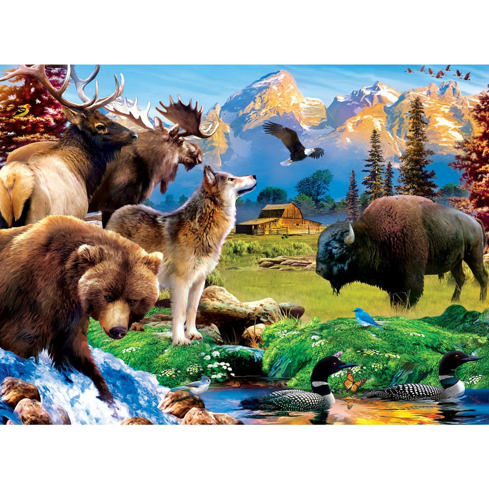 Wildlife of Grand Teton National Park - 100 Piece Jigsaw Puzzle (ONLINE ORDER ONLY)