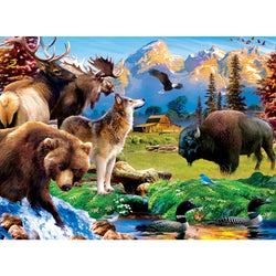 Wildlife of Grand Teton National Park - 100 Piece Jigsaw Puzzle (ONLINE ORDER ONLY)