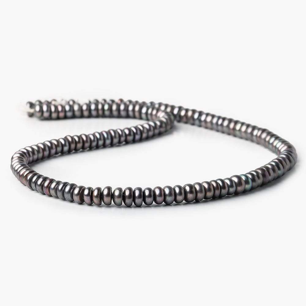 Peacock Center Drill Button Freshwater Pearl Strand (ONLINE ORDER ONLY)