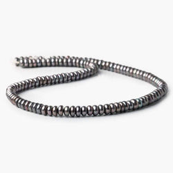 Peacock Center Drill Button Freshwater Pearl Strand (ONLINE ORDER ONLY)