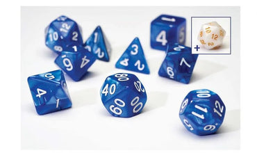 Sirius Dice: Pearl Blue Acrylic Dice Set