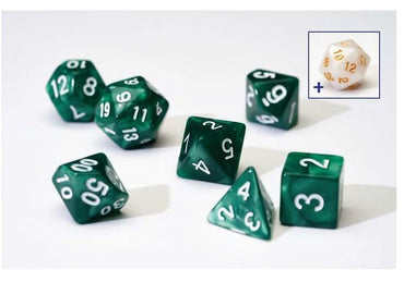Sirius Dice: Pearl Green Acrylic Dice Set