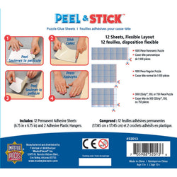 Jigsaw Puzzle Glue Sheets - Hangers Included (ONLINE ORDER ONLY)