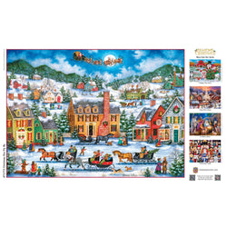 Season's Greetings - Christmas Eve Fly By 1000 Piece Jigsaw Puzzle (ONLINE ORDER ONLY)