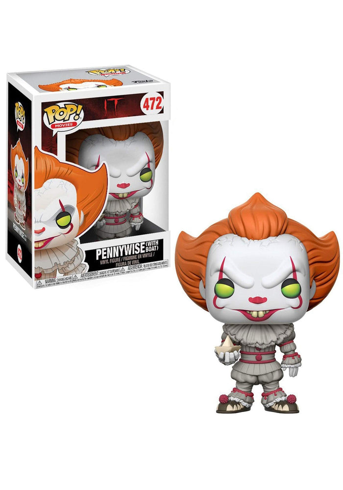 Funko POP! Movies: IT - Pennywise (with Boat) 472 (ONLINE ORDER ONLY)