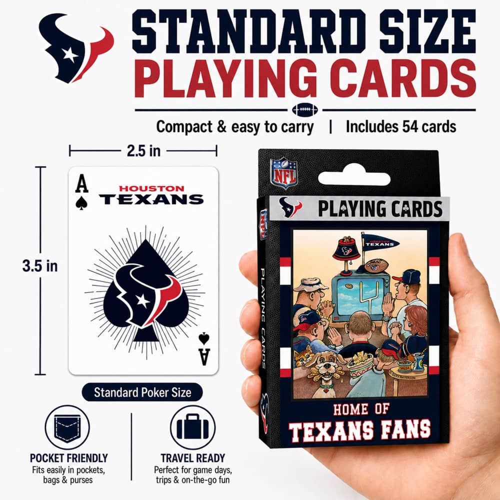 Houston Texans Fan Deck Playing Cards - 54 Card Deck