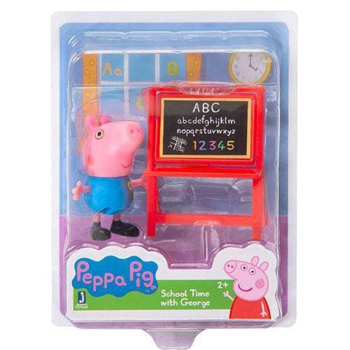 Peppa Pig Friends and Fun Mini-Figure - School Time with George (Online Order Only)