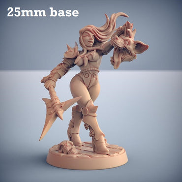 Perris Gnollslayer (Female Human Barbarian) (Online Only)