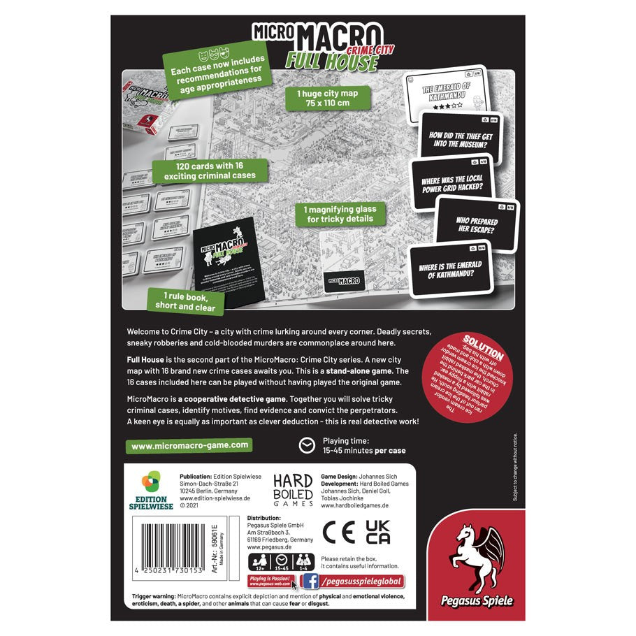 MicroMacro: Crime City 2 - Full House (ONLINE ORDER ONLY)