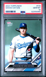Graded 2024 Topps Now Shohei Ohtani #510 Baseball Card PSA 10 Gem Mint (ONLINE ORDER ONLY)
