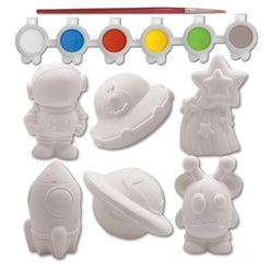 Space Adventure - Plaster Figurine Paint Set