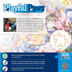Playful Paws - Snuggle in the Petals 300 Piece EZ Grip Jigsaw Puzzle (ONLINE ORDER ONLY)