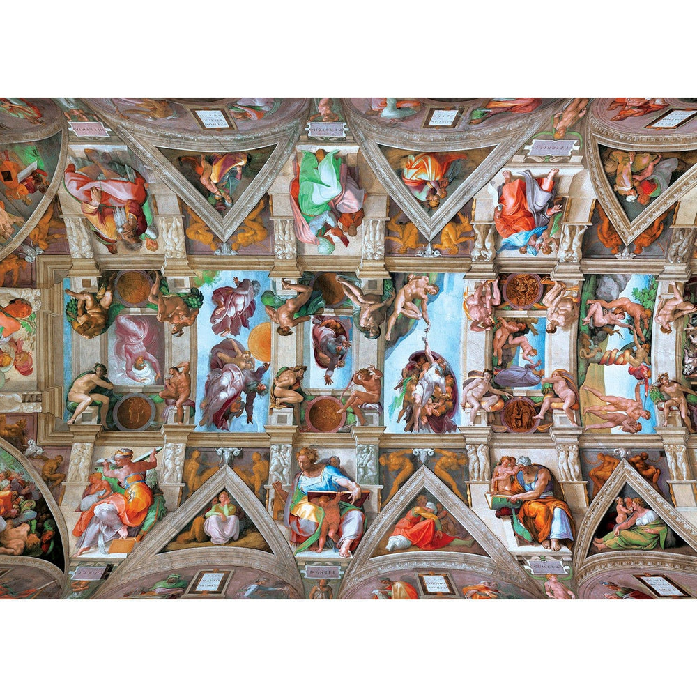 MasterPieces of Art - The Sistine Chapel Ceiling 1000 Piece Jigsaw Puzzle (ONLINE ORDER ONLY)