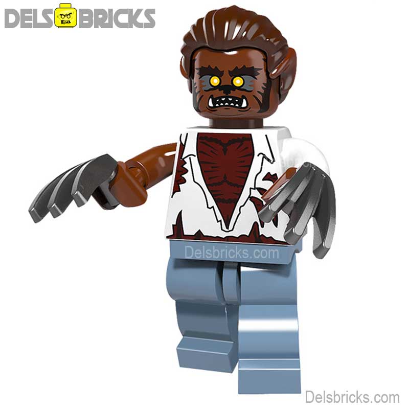 The Wolf Man Horror Movie Werewolf Lego Custom Minifigures (ONLINE ORDER ONLY)