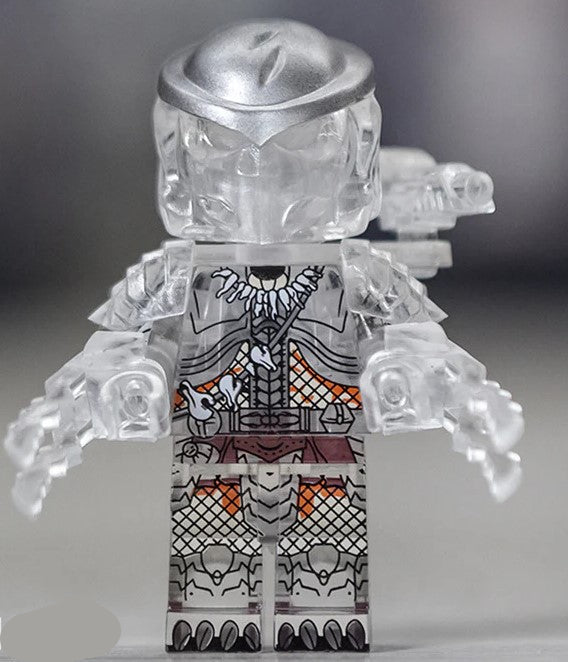 Predator Transparent Custom Minifig (ONLINE ORDER ONLY)